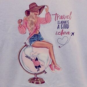 Everyone loves a tee shirt Everyone loves to travel